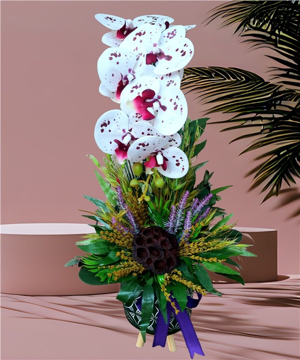 Yapay Dalmaçyalı Orkide Tasarımı-03