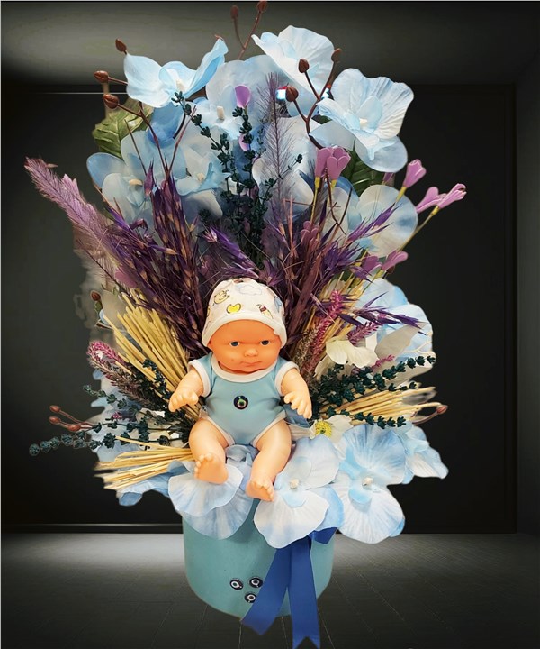 Yapay Yeni Bebek Çiçekleri-011